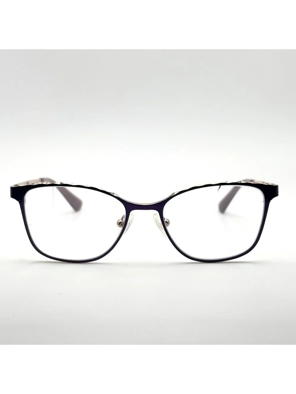 Ann Taylor ATP019 C02 Eyeglass Frames Luxury Petite Metal Purple Gold 48-16-130